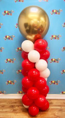 Picture of Balloon Column (up to 4 colors) with Topper Balloon