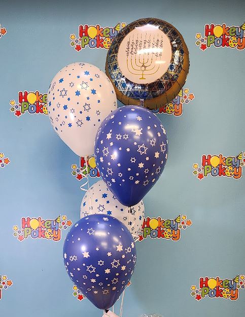 Picture of 18" Hanukkah Festival of Lights Foil Balloon (helium-filled)