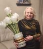 Picture of Chrome Rose Buds Balloon Bouquet (up to 21 flowers)
