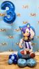 Picture of 26''Blue  Number 3 - Foil Balloon (helium-filled)