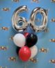 Picture of 26'' Silver Number 6 - Foil Balloon (helium-filled)