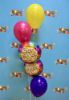 Picture of 18'' Get Well Soon - Sunshine Foil Balloon  (helium-filled)