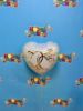 Picture of 18" Entwined Hearts Gold Foil Balloon  (helium-filled)