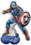 Picture of 58'' Marvel Avengers Captain America - AirLoonz Balloon (air-filled)