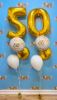Picture of 26'' Gold Number 5 - Foil Balloon (helium-filled)