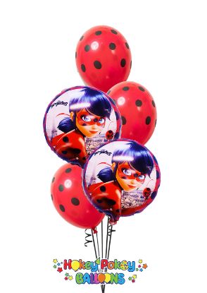 Picture of Miraculous Ladybug & Tiki - Balloon Bouquet (5 pc) 